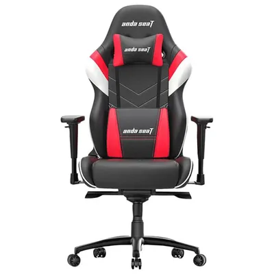 Anda Seat Assassin King Faux Leather Gaming Chair - Black/Red