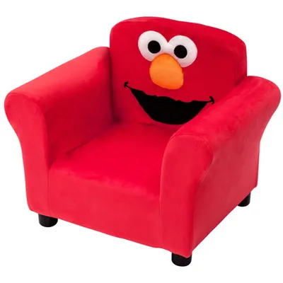 Delta Children Sesame Street Elmo Upholstered Kids Chair - Red