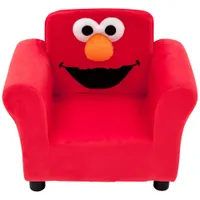 Fauteuil avec revêtement Elmo de Sesame Street pour enfants de Delta Children - Rouge