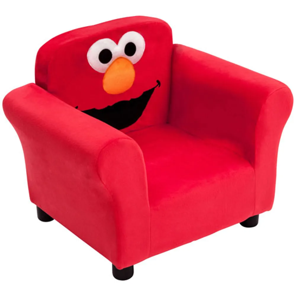 Fauteuil avec revêtement Elmo de Sesame Street pour enfants de Delta Children - Rouge