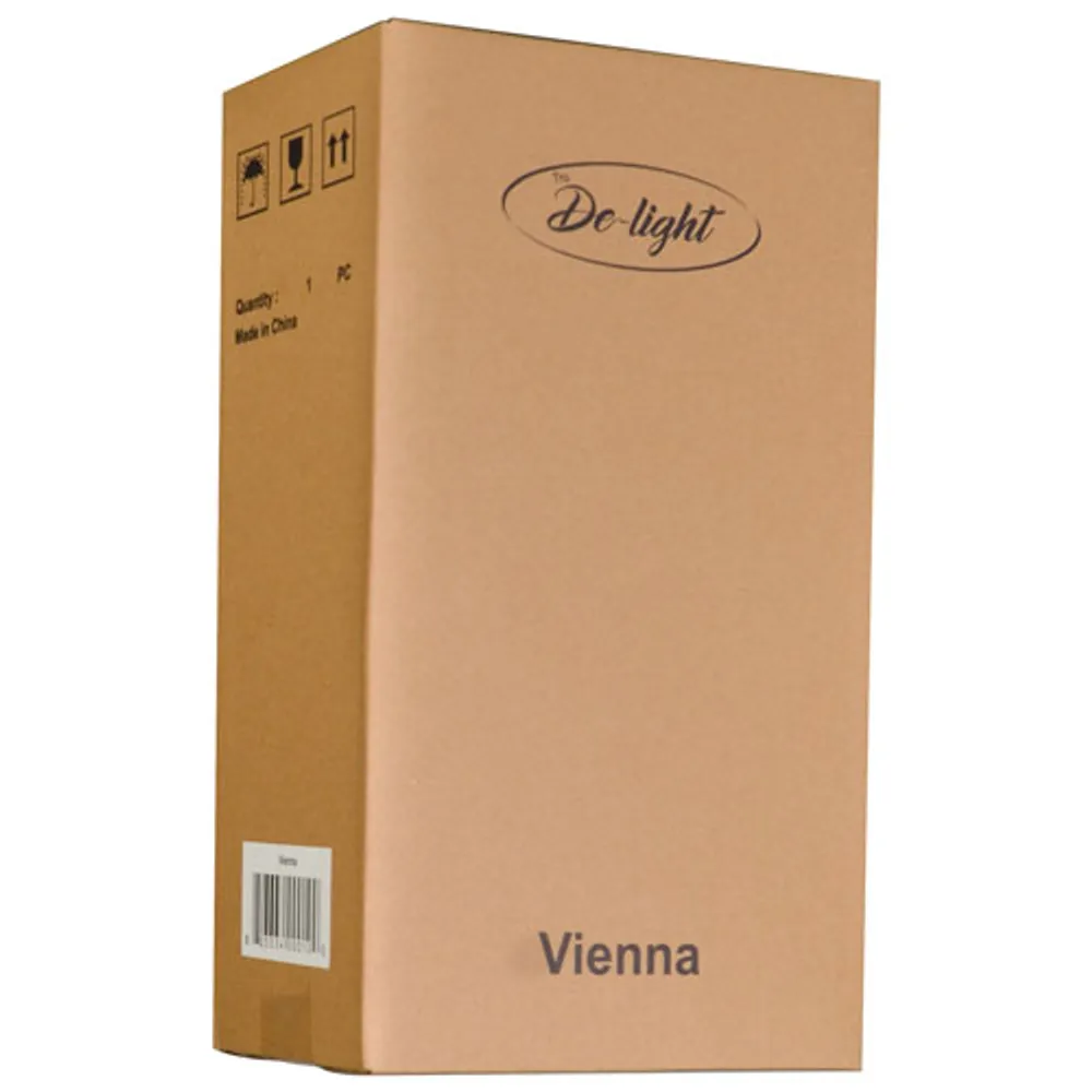 Tru De-Light Vienna Desk Lamp - Silver/Bamboo