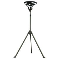 Tru De-Light Singing Solar Outdoor Light with Tripod & Bluetooth Speaker - 1000 Lumens - Green