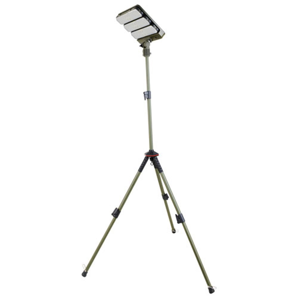 Tru De-Light Work&Play 3-in-1 Solar Outdoor Light with Tripod - 3450 Lumens - Green