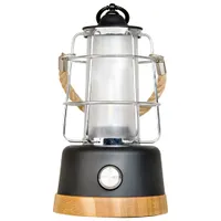 Tru De-Light You&Me Rechargeable & Dimming Lantern - Black/Bamboo