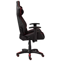 Fauteuil jeu ergonomique en similicuir avec pivotement et inclinaison Milo de Brassex