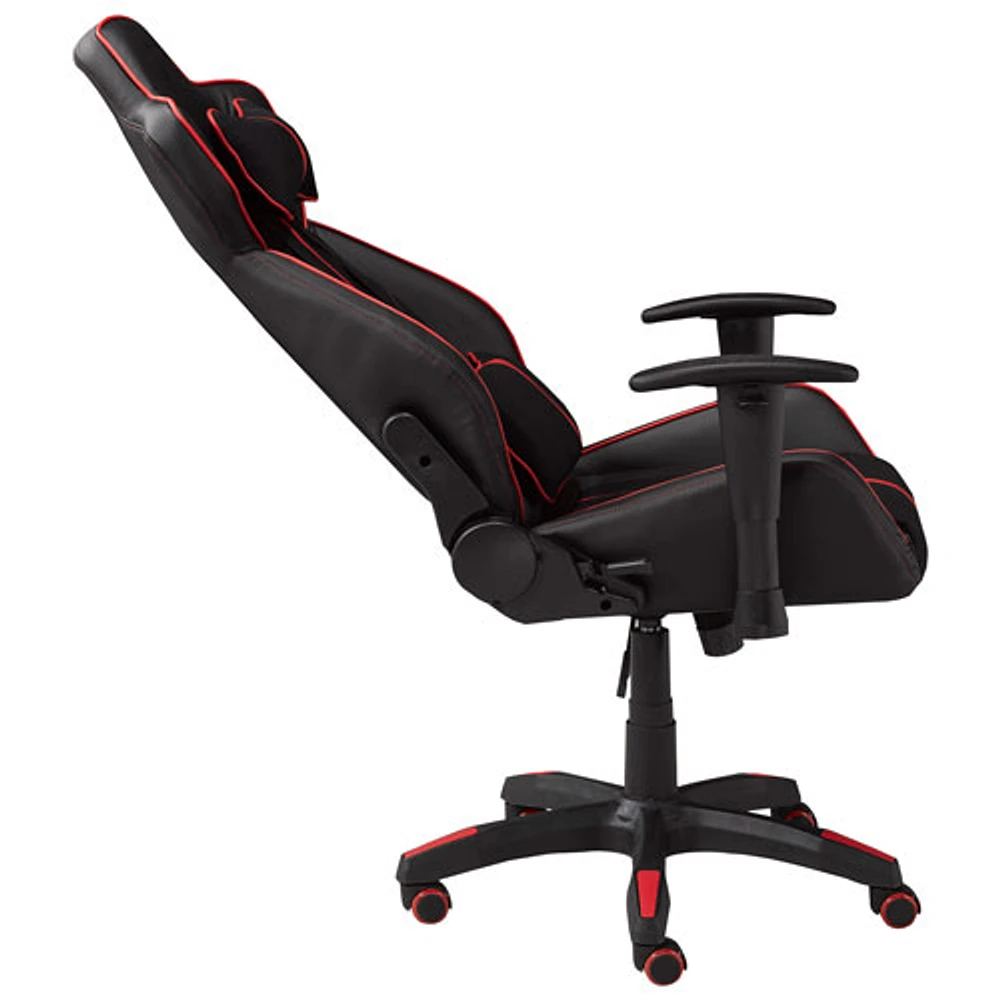 Brassex Milo Ergonomic Faux Leather Gaming Chair with Tilt & Recline