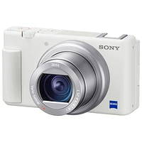 Sony Cyber-shot ZV-1 Content Creator Vlogger 20.1MP 2.9x Optical Zoom Digital Camera - White