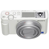 Sony Cyber-shot ZV-1 Content Creator Vlogger 20.1MP 2.9x Optical Zoom Digital Camera - White