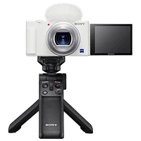 Sony Cyber-shot ZV-1 Content Creator Vlogger 20.1MP 2.9x Optical Zoom Digital Camera - White