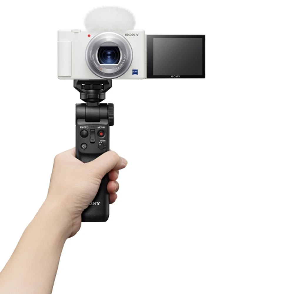Sony Cyber-shot ZV-1 Content Creator Vlogger 20.1MP 2.9x Optical Zoom Digital Camera - White