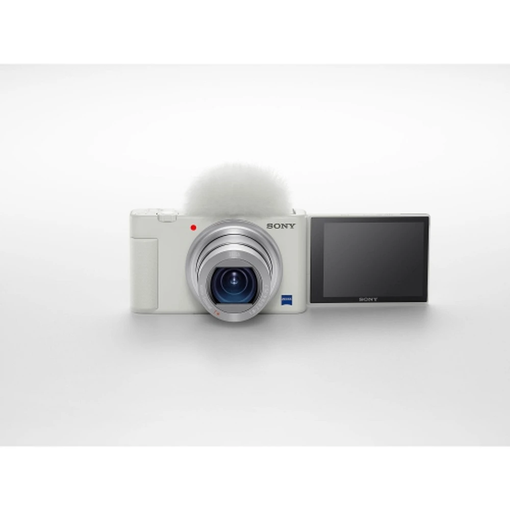 Sony Cyber-shot ZV-1 Content Creator Vlogger 20.1MP 2.9x Optical Zoom Digital Camera - White