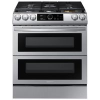 Samsung 30" Double Slide-In Dual Fuel Air Fry Range (NY63T8751SS/AC) -Stainless -Open Box -Perfect Condition