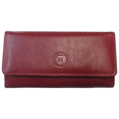 Club Rochelier Genuine Leather Wallet with Checkbook Holder