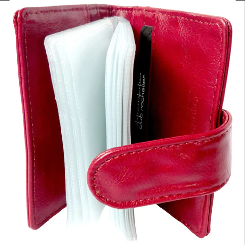 Club Rochelier Genuine Leather Jumbo Card Holder Wallet