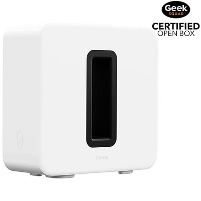 Sonos Sub (3rd Gen) Wireless Subwoofer - White - Open Box