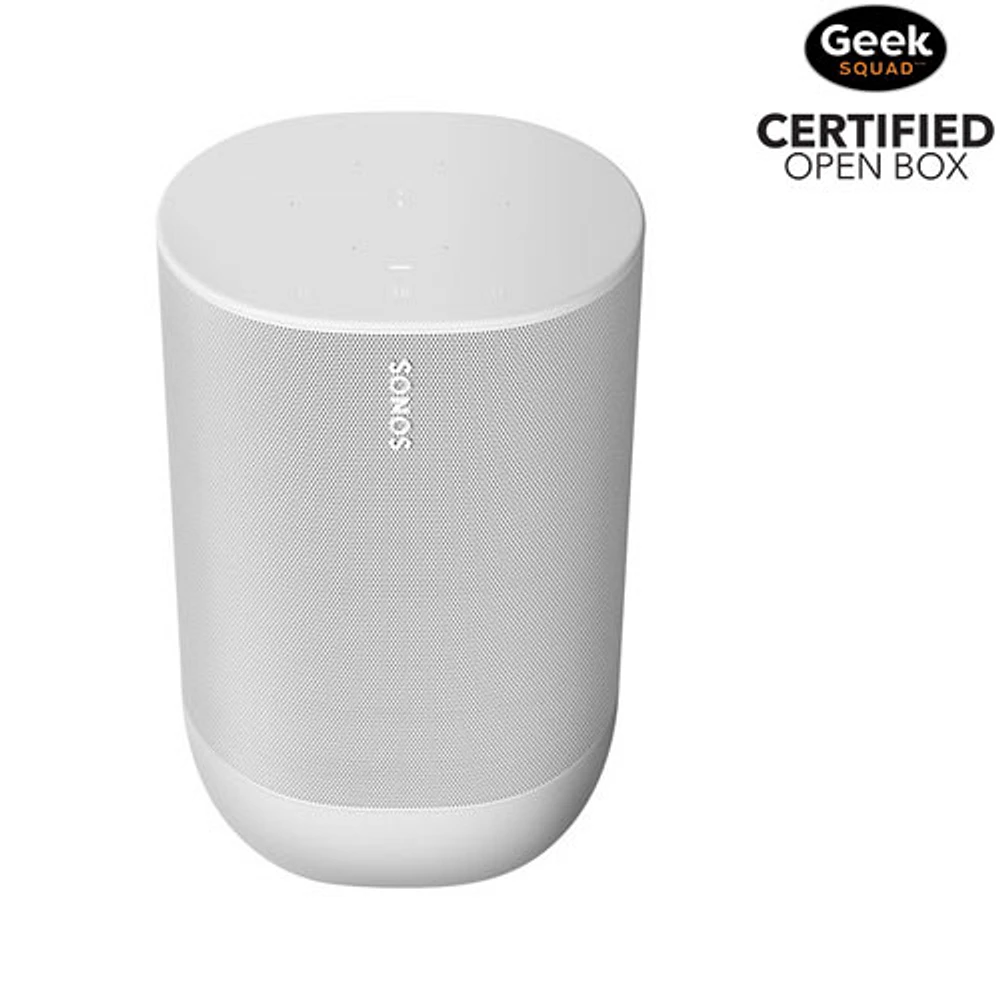 Sonos Move - Haut-parleur intelligent sans fil avec Alexa d'Amazon et Assistant Google - Blanc - BO