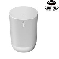 Sonos Move - Haut-parleur intelligent sans fil avec Alexa d'Amazon et Assistant Google - Blanc - BO