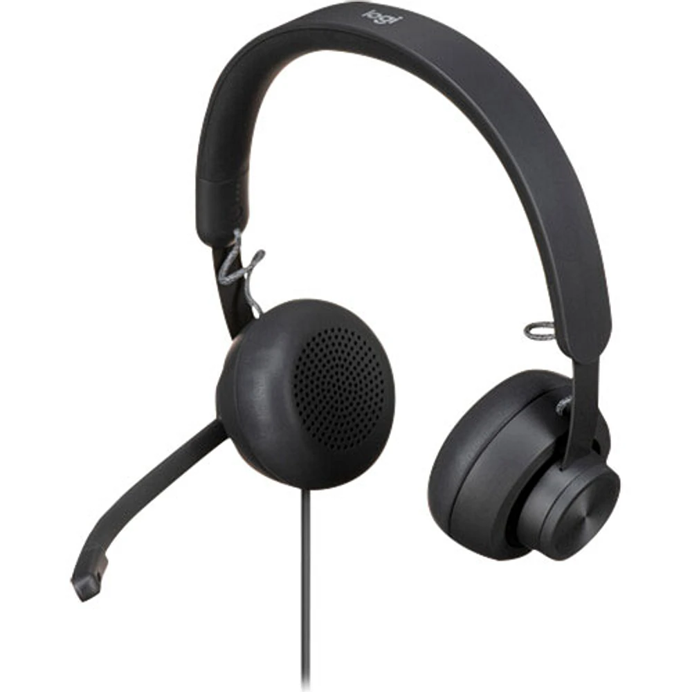 Casque d'écoute USB Zone de Logitech (981-000876) - Noir