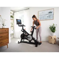 NordicTrack Commercial S10i Studio Cycle Exercise Bike - 2021 Model - 30-Day iFit Membership Included*