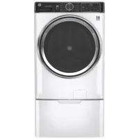 GE 28" Laundry Pedestal (GFP1528SNWW) - White