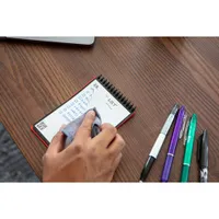 Rocketbook Mini Smart Reusable Notepad with Pen - Dot Grid - Infinity Black