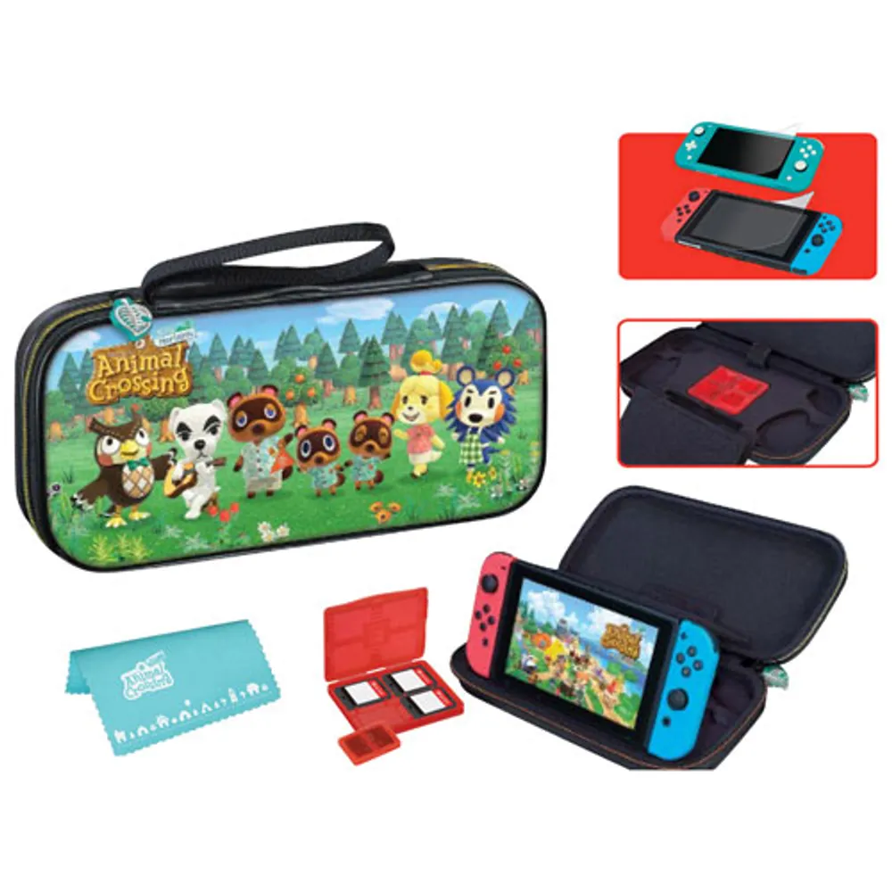 RDS Animal Crossing New Horizons Travel Case Bundle for Nintendo Switch