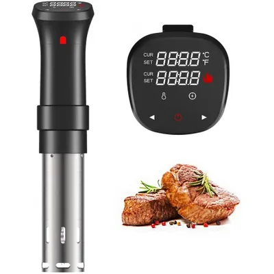 Greater Goods Kitchen Sous Vide - A Powerful Precision Cooking Machine at  1800 Watts; Ultra Quiet Immersion Circulator