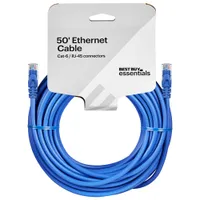 Câble Ethernet CAT6 de 15,25 m (50 pi) de Best Buy Essentials (BE-PEC6ST50-C)