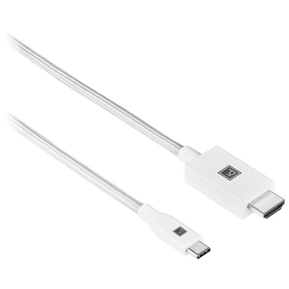 Platinum 2m (6.5 ft.) USB-C to 4K HDMI Cable - White - Only at Best Buy