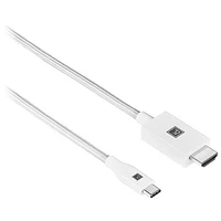 Câble USB-C à HDMI 4K de 2 m (6,5 pi) de Platinum - Blanc - Seulement à Best Buy