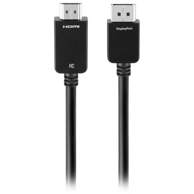 Câble DisplayPort à HDMI de 1,8 m (6 pi) Best Buy Essentials (BE-PCDPHD6-C) - Seulement à Best Buy