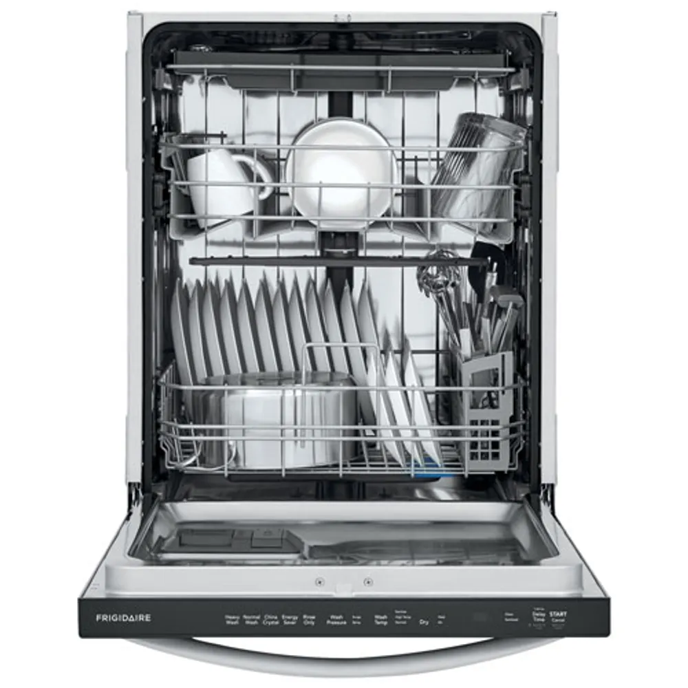 Frigidaire 24" 49dB Built-In Dishwasher with Stainless Steel Tub & Third Rack (FDSH4501AS) - Stainless Steel