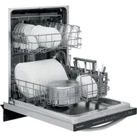 Frigidaire 24" 49dB Built-In Dishwasher with Stainless Steel Tub & Third Rack (FDSH4501AS) - Stainless Steel