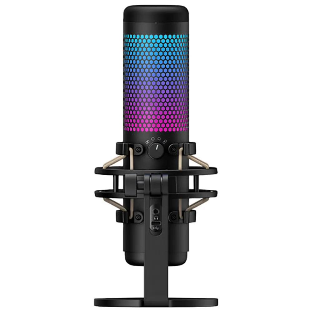 HyperX QuadCast S RGB USB Condenser Microphone - Black