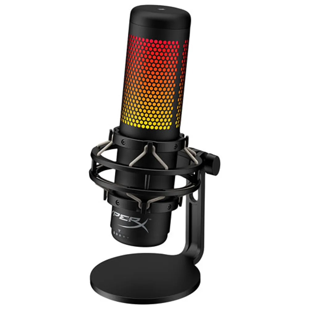 HyperX QuadCast S RGB USB Condenser Microphone - Black