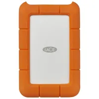 LaCie Rugged 5TB USB-C Portable External Hard Drive for PC/Mac (STFR5000800) - Orange