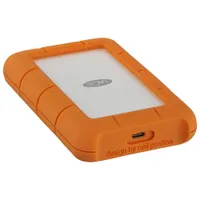 LaCie Rugged 5TB USB-C Portable External Hard Drive for PC/Mac (STFR5000800) - Orange
