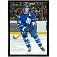 Toile encadrée de Mats Sundin des Maple Leafs de Toronto de Frameworth (22 x 31 po)