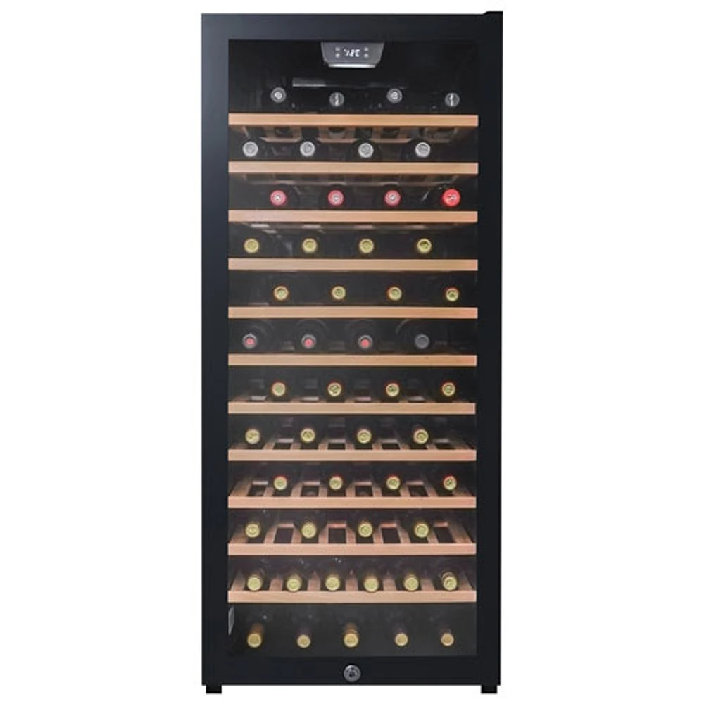 Danby 8.4 Cu. Ft. 94-Bottle Freestanding Wine Cooler (DWC94L1B) - Black