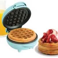 Nostalgia MyMini Personal Electric Waffle Maker - Aqua