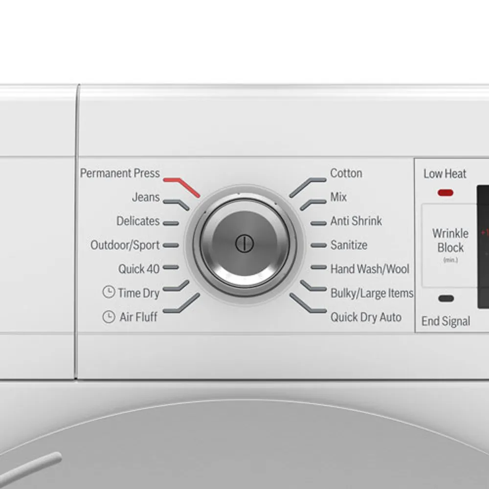 Bosch 500 Series 4.0 Cu. Ft. Electric Dryer (WTW87NH1UC) - White