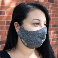 Juddlies Raglan Reusable 2-Ply Cotton Adult & Kids Face Mask Set - 4 Pack - Black
