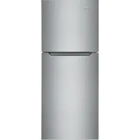 Frigidaire 24" 10.1 Cu. Ft. Top Freezer Refrigerator (FFET1022UV) - Brushed Steel