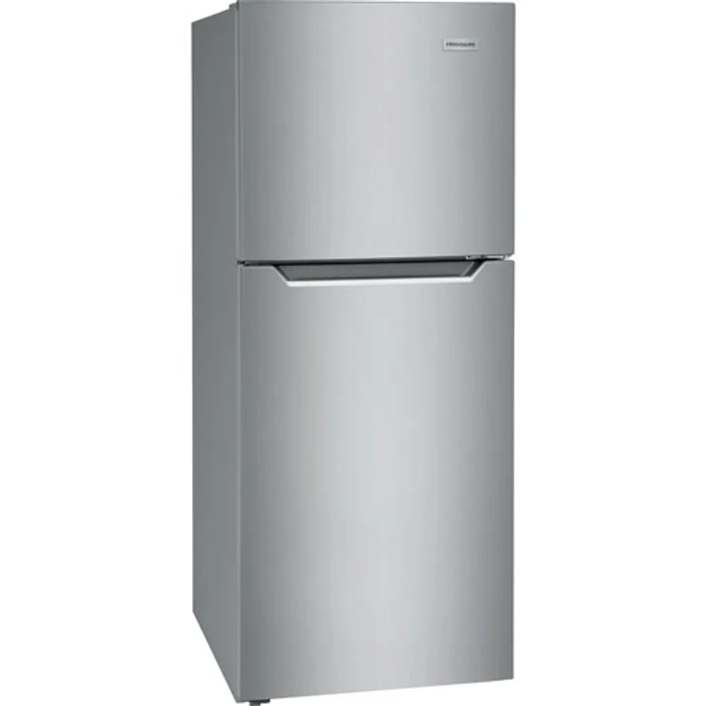 Frigidaire 24" 10.1 Cu. Ft. Top Freezer Refrigerator (FFET1022UV) - Brushed Steel