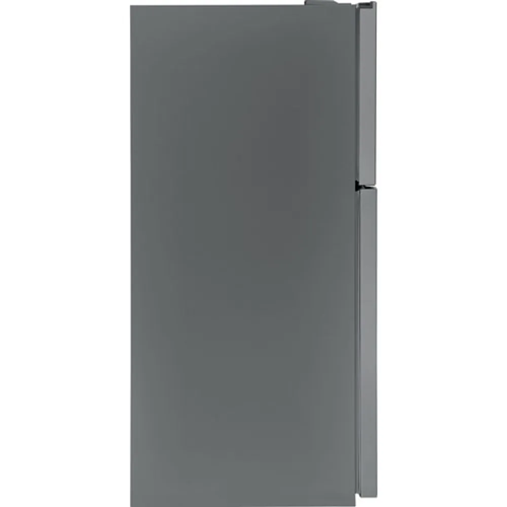 Frigidaire 24" 10.1 Cu. Ft. Top Freezer Refrigerator (FFET1022UV) - Brushed Steel