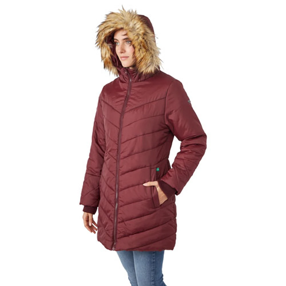 Manteau de maternité bouffant Lexie de Modern Eternity - Petit - Kaki