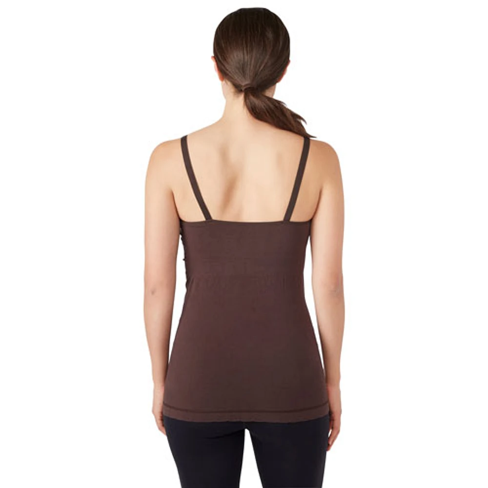 Modern Eternity Hannah Nursing & Maternity Yoga Tank Top - Small - Chocolate