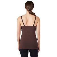 Modern Eternity Hannah Nursing & Maternity Yoga Tank Top - Small - Chocolate