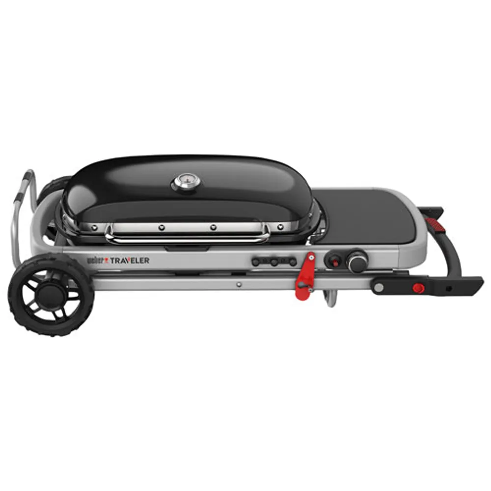 Weber Traveler 13000 BTU Portable Propane BBQ - Black