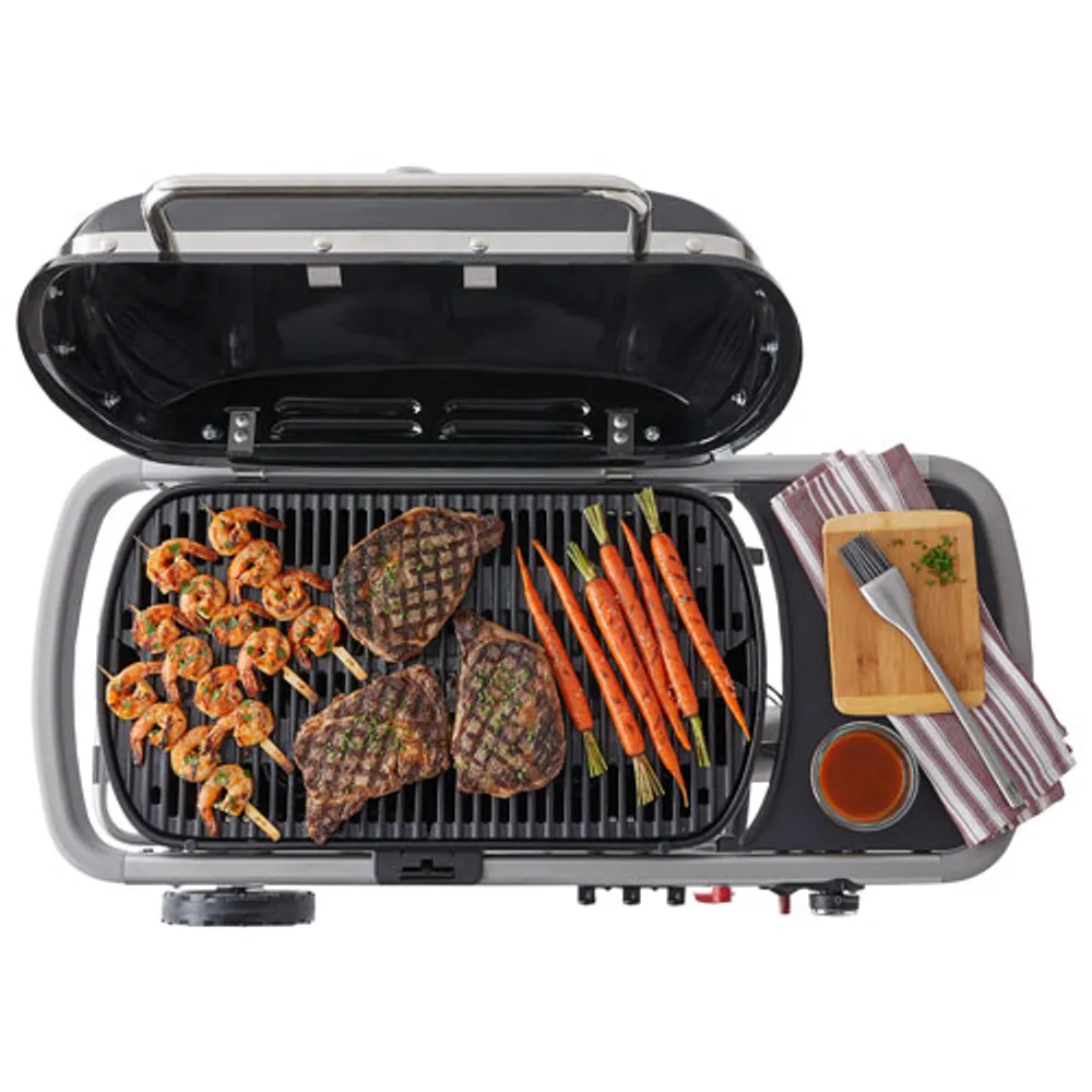 Weber Traveler 13000 BTU Portable Propane BBQ - Black